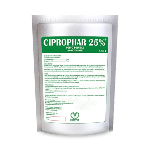 CIPROPHAR 25%